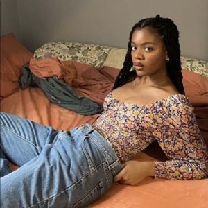 Floral blouse from urban outfitters